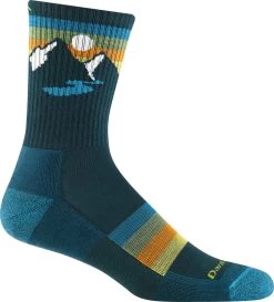 Darn Tough Sunset Ridge Lightweight Cushion Micro Crew Socks - Unisex -Shoes Specialty Shop image 1551