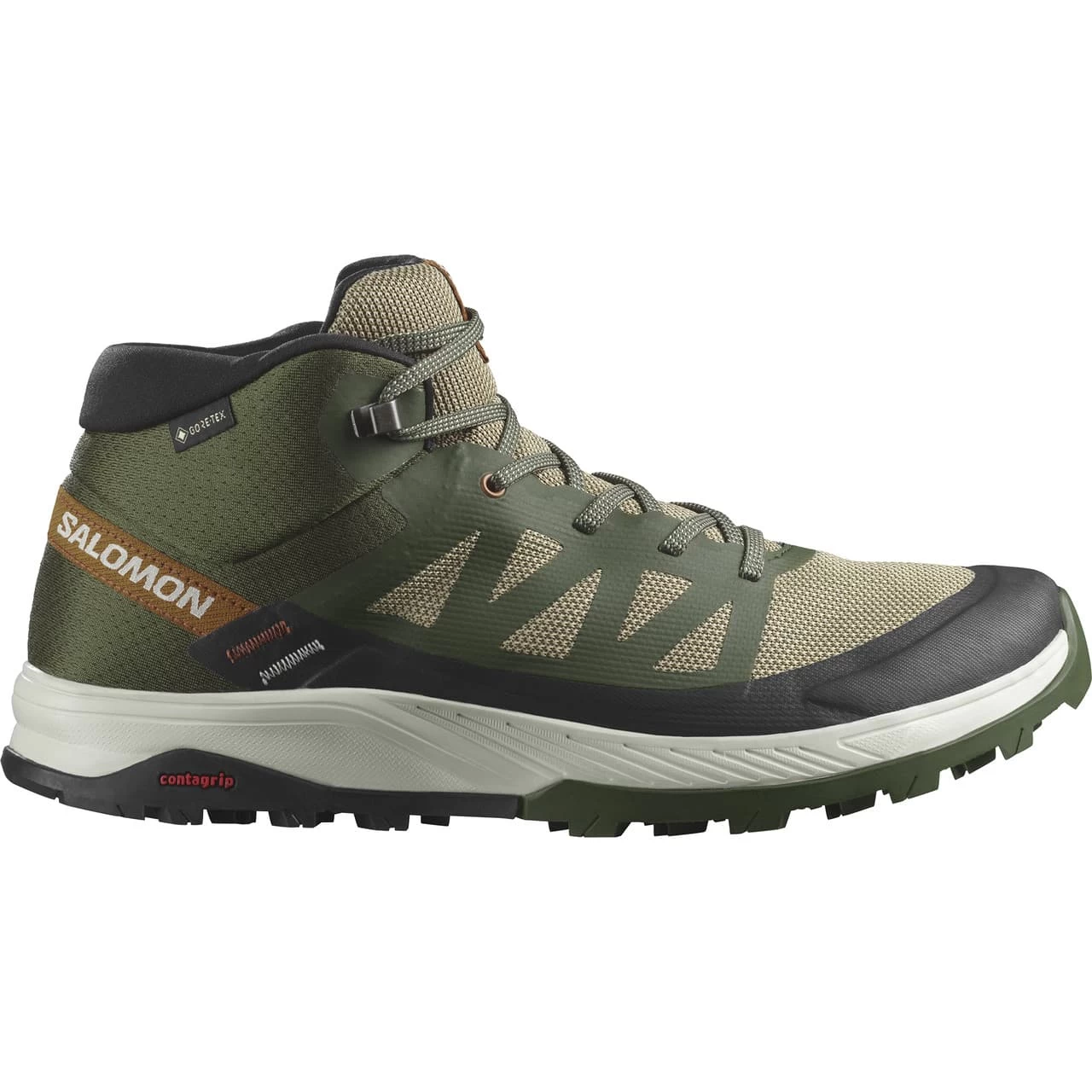 Salomon Outrise Mid Gore-Tex Light Trail Shoes - Men's 4 Salomon Outrise Mid Gore-Tex Light Trail Shoes - Men's - Image 4